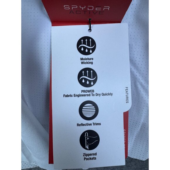 Spyder Skort Womens XL White Active Ladies Skirt Tennis Pickleball Workout - Picture 3 of 10